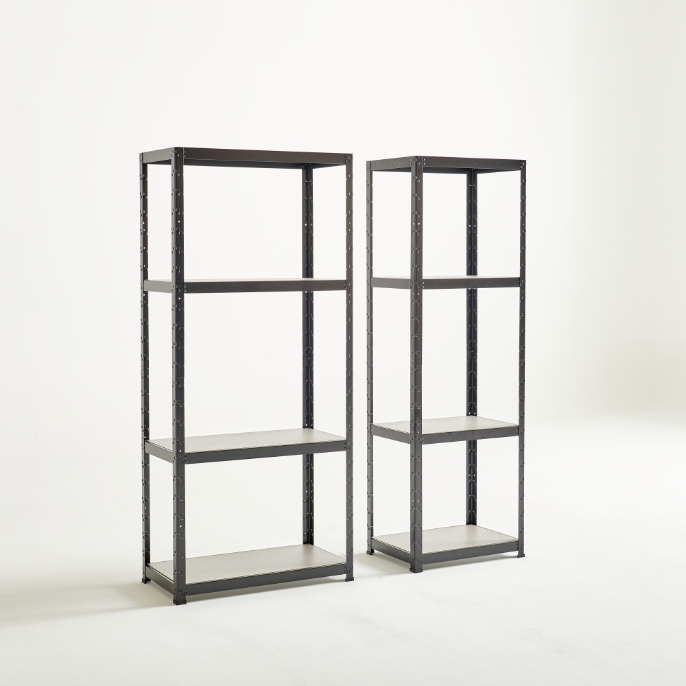 다요시스 철제선반 조립식앵글 베란다 펜트리 무볼트앵글 렉 진열대40030015004단