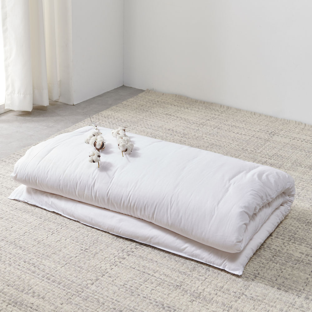 목화솜이불 요매트 기숙사이불 바닥요 커버 1인용 세트