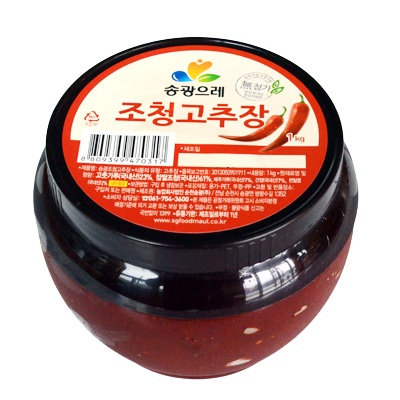 송광조청고추장 1kg 국산원재료 100% 달달한고추장