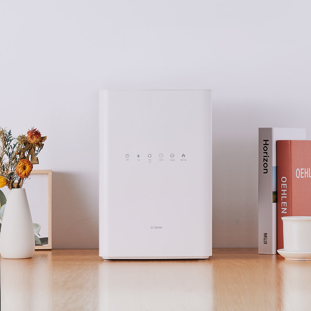 보만 초음파 온열 복합식 대용량 가습기 6L HF6330W