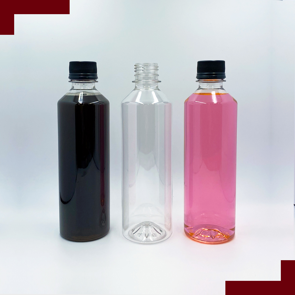 보틀스페트병 400미리 400ml 일회용물병 투명 페트공병 플라스틱공병 28파이 뚜껑 - 메인 이미지