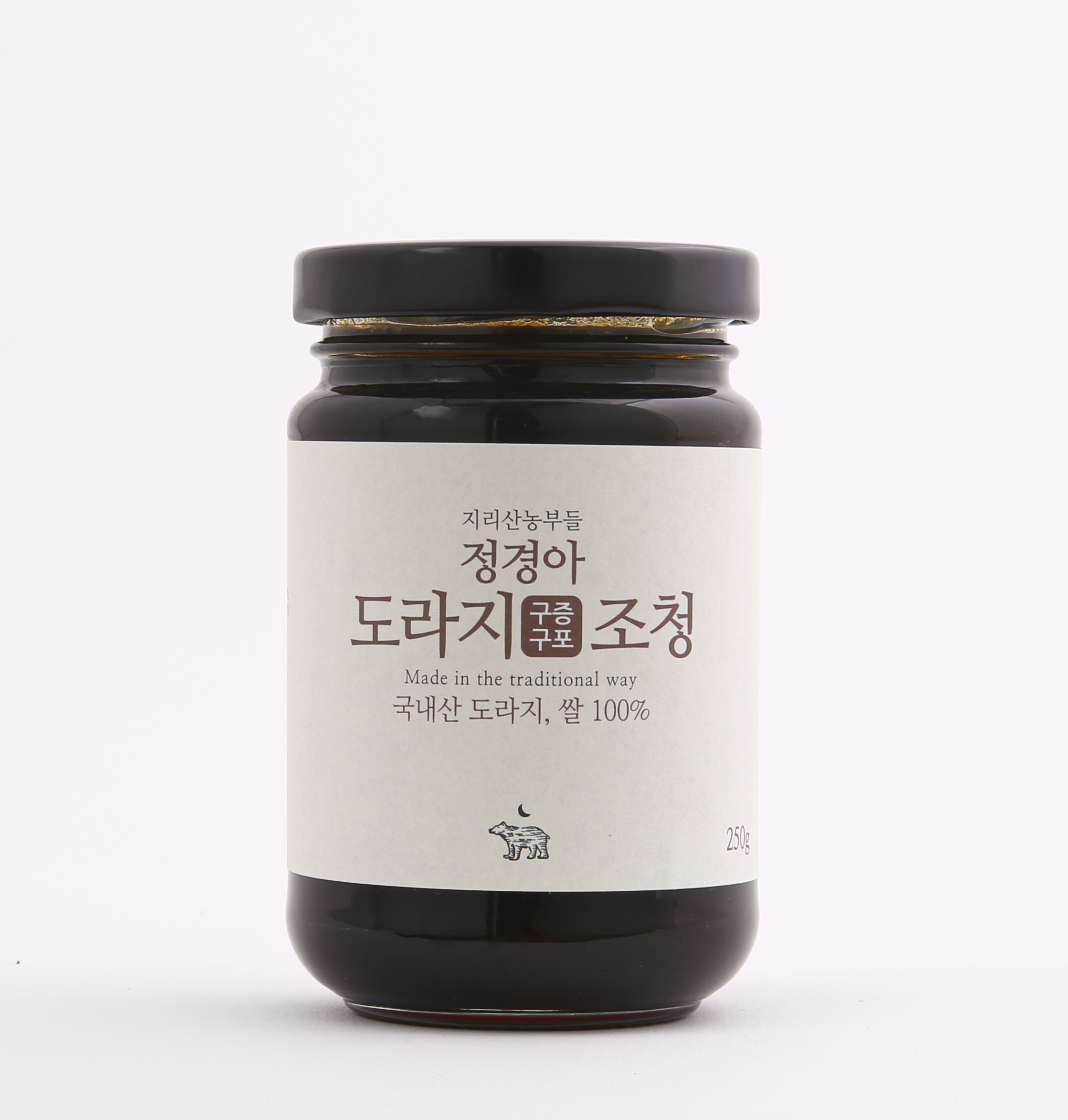 무설탕 도라지청 구증구포 홍도라지 쌀과 엿기름으로만든 선물용 수제조청 답례품 250g 제품 이미지