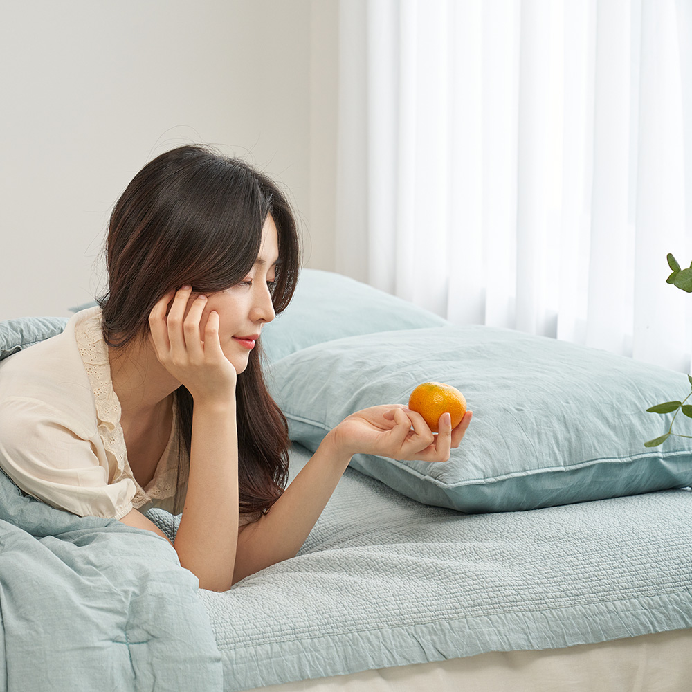 오가닉 목화솜 순면 침대패드 고정밴드 매트리스패드 피그먼트패드