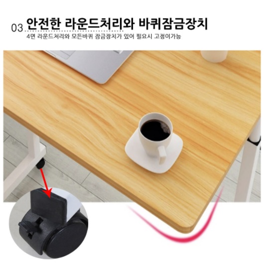 소형 간이 책상 청소년 대학생 좁은 책상 작은 원룸 책상 - 상세 이미지 3