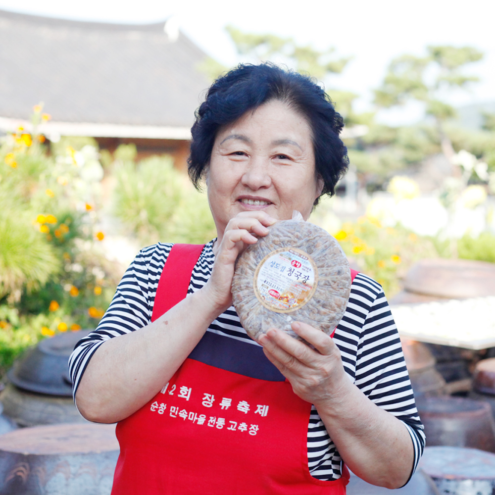 국산콩 청국장 착한 옛날 가마솥 800g 순창 성도집 - 상품 이미지