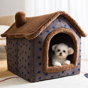 강아지 하우스 고양이 숨숨집 텐트 침대 동굴집 세모지붕하우스 회색 중형 솔직 후기 | 실제 사용자 리뷰 총정리 - 상품 이미지 3