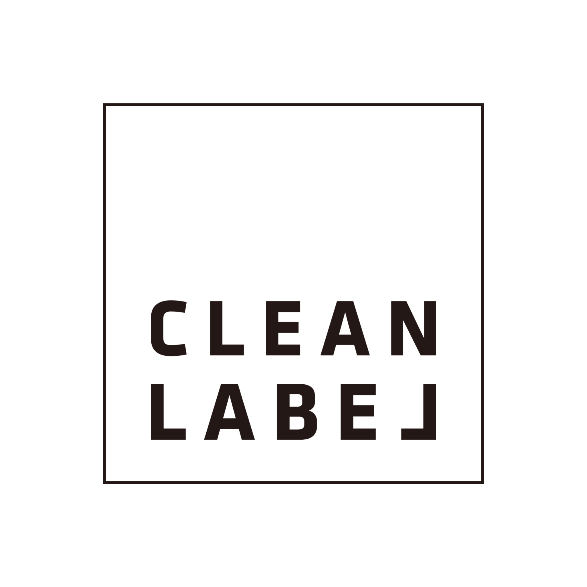 Clean Label 스토어 로고