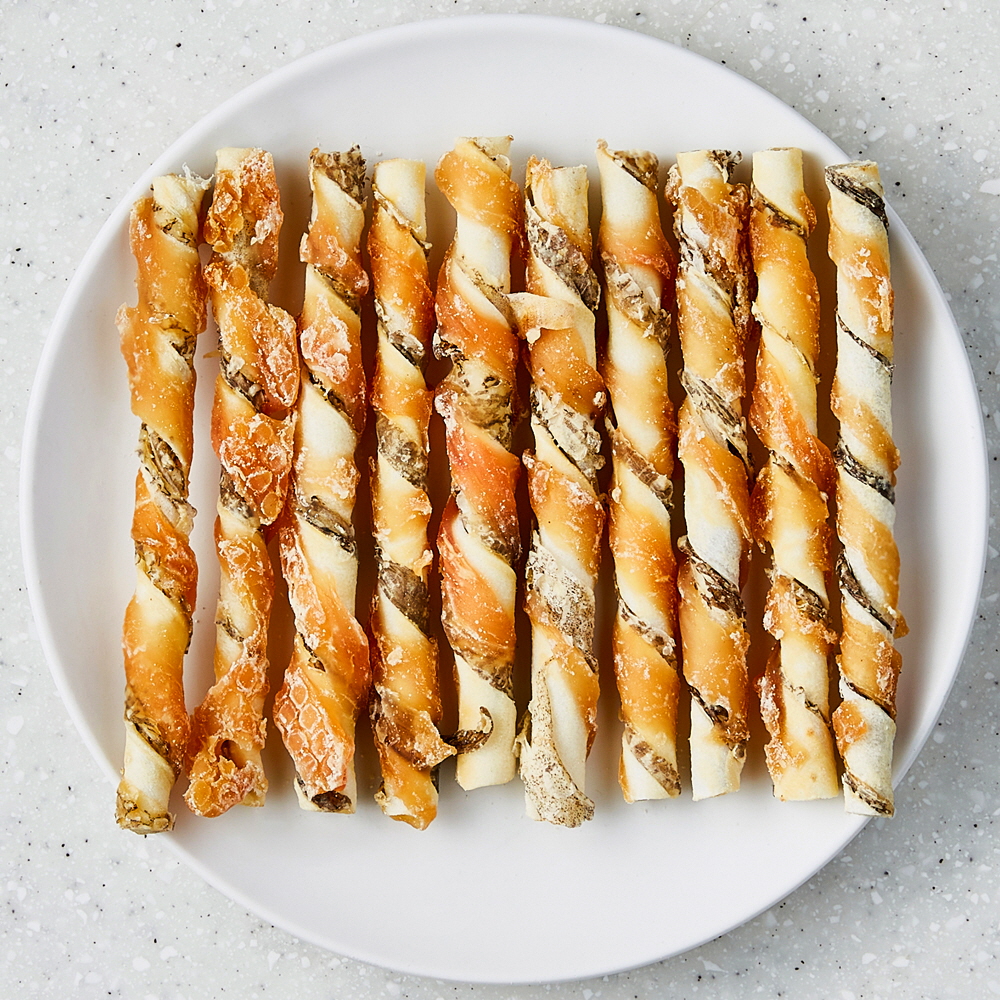 엘리야 트리플미트 강아지 치석 냄새 제거 간식 양치 우유 덴탈 껌 개껌 100G