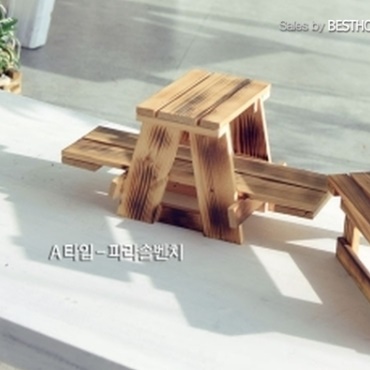 원목 화분 테이블 얇은테이블 한뼘테이블 간이 탁자 받침대 창가 선반 콘솔 보조 나무 미니