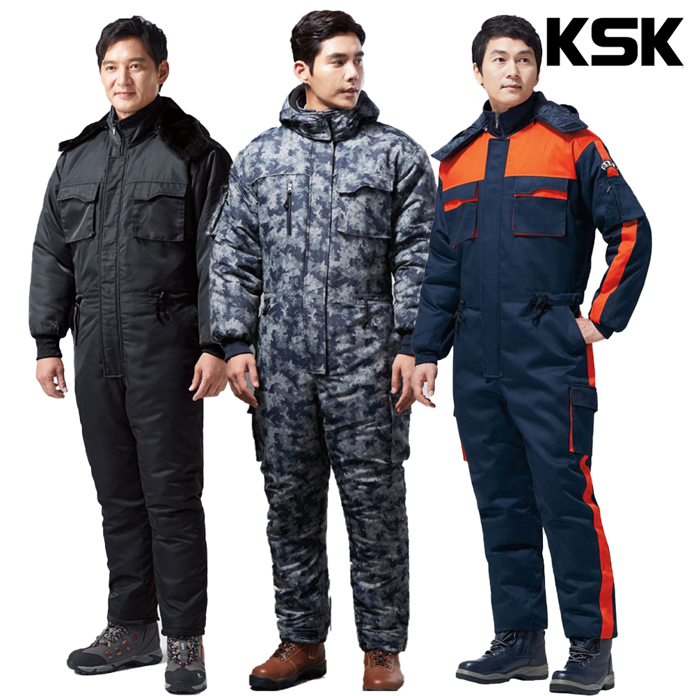 방한복 스즈끼 겨울 방한 정비복 일체형 작업복 스즈끼복 KSK-27 - 상세 이미지 5