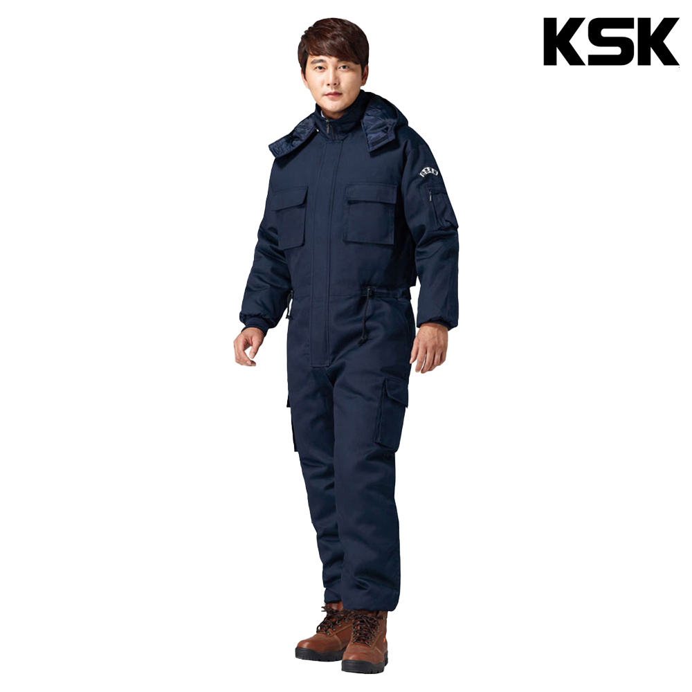 방한복 스즈끼 겨울 방한 정비복 일체형 작업복 스즈끼복 KSK-27 - 상품 이미지