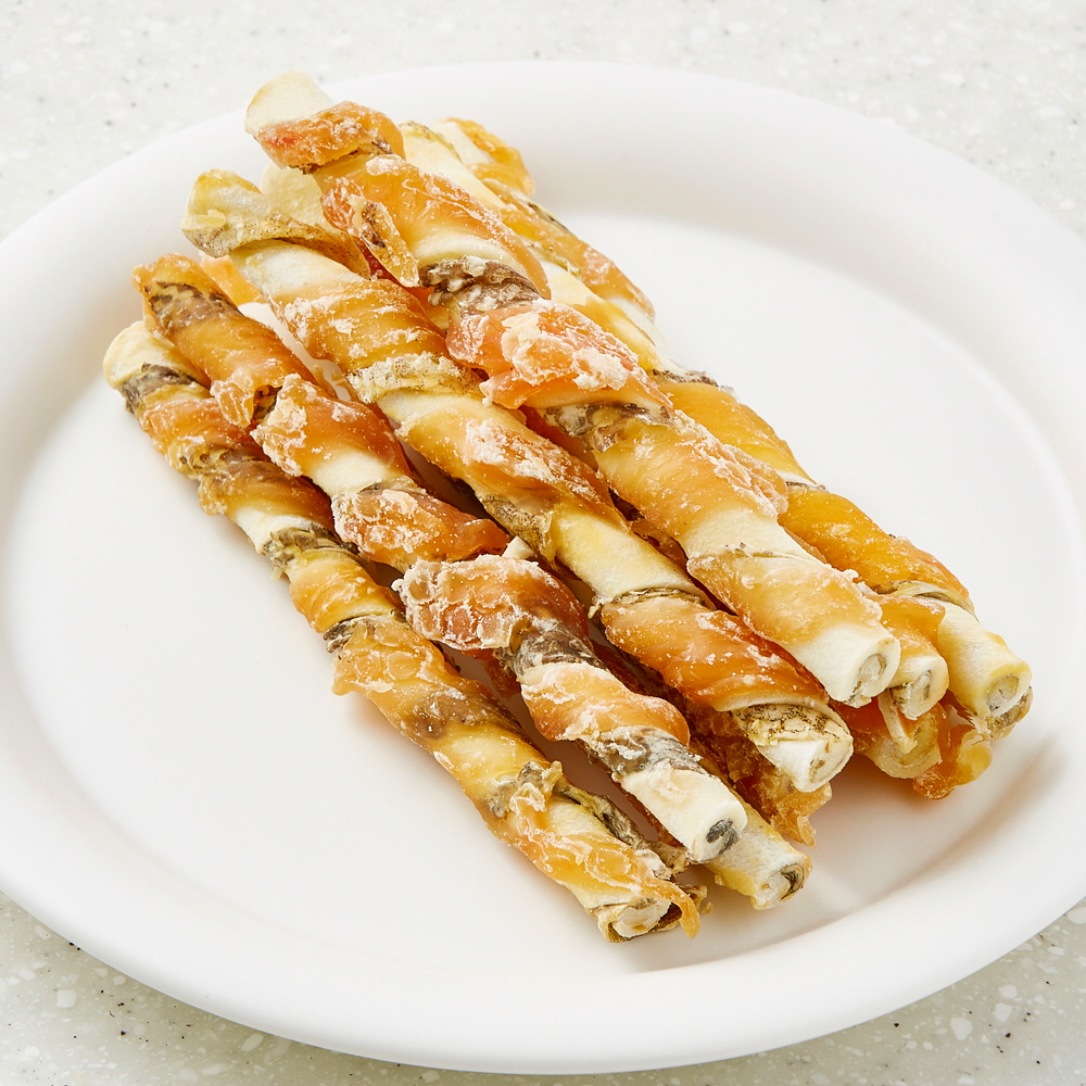 엘리야 트리플미트 강아지 치석 냄새 제거 간식 양치 우유 덴탈 껌 개껌 100G