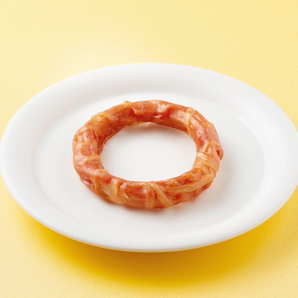 엘리야 치킨링 강아지 이빨 치석 제거 간식 양치 우유 덴탈 치실 껌 개껌 120G 이미지 3