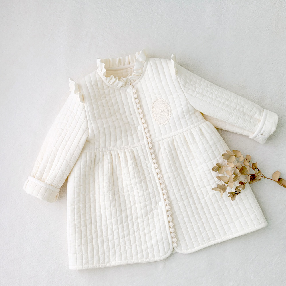 누빔 아기 코트 데일리 아우터