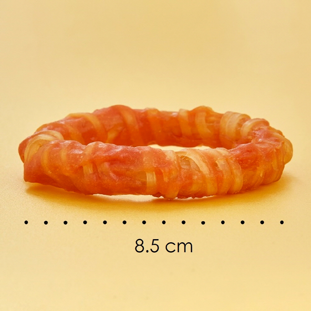 강아지 치석 제거 강아지 간식 추천 엘리야 치킨링 치석 제거 간식 강아지 구강 관리