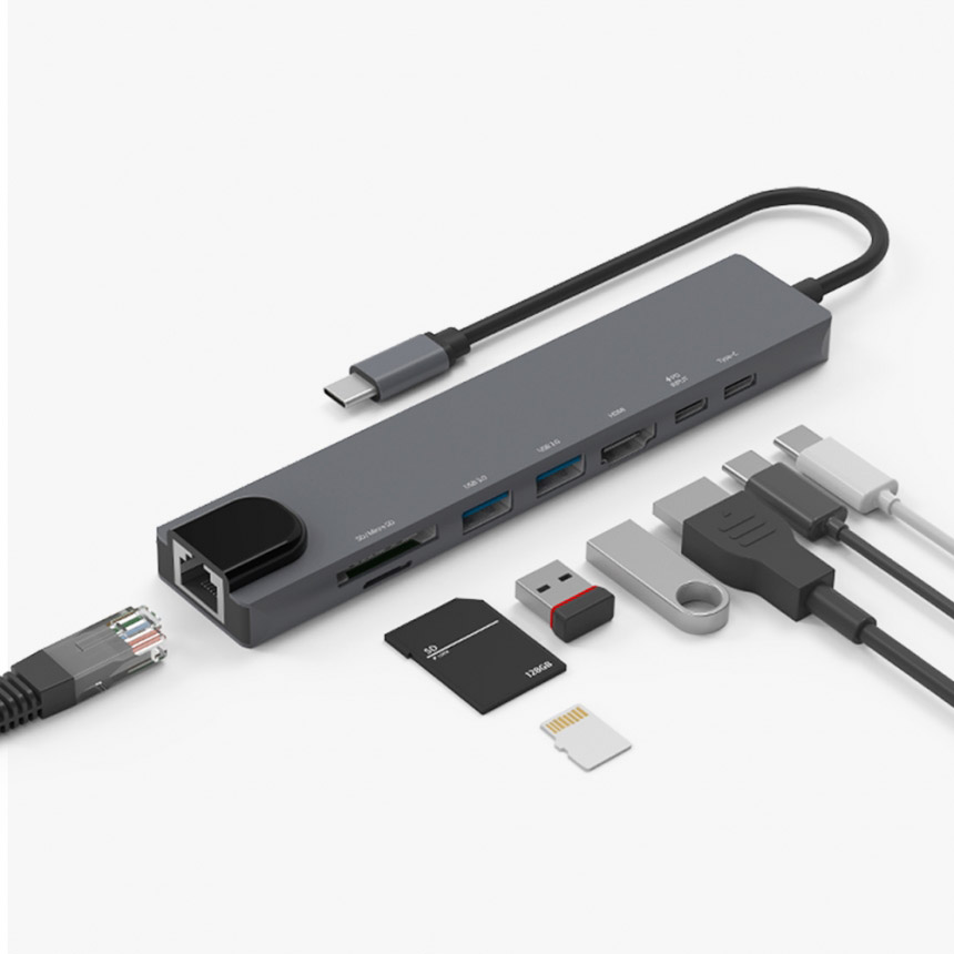 C타입 USB 3.1 멀티허브 컨버터 맥북 애플 아이패드 hdmi 썬더볼트 PD충전 허브 이미지 6