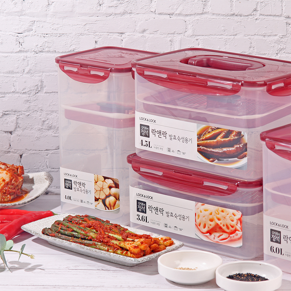 락앤락 김치통의정석 발효숙성용기 2.6L / 3.6L / 4L / 6L