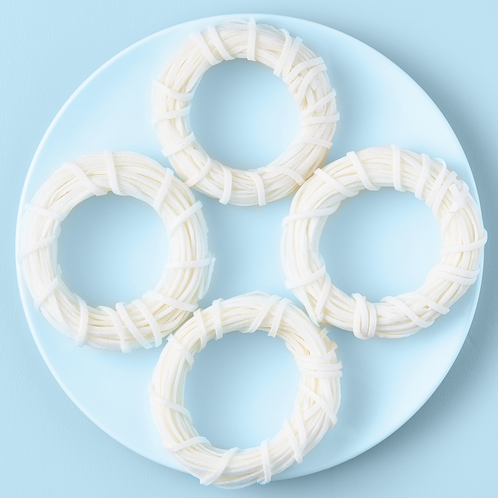 엘리야 덴탈링 강아지 이빨 치석 냄새 제거 간식 양치 우유 덴탈 치실 껌 개껌 100G