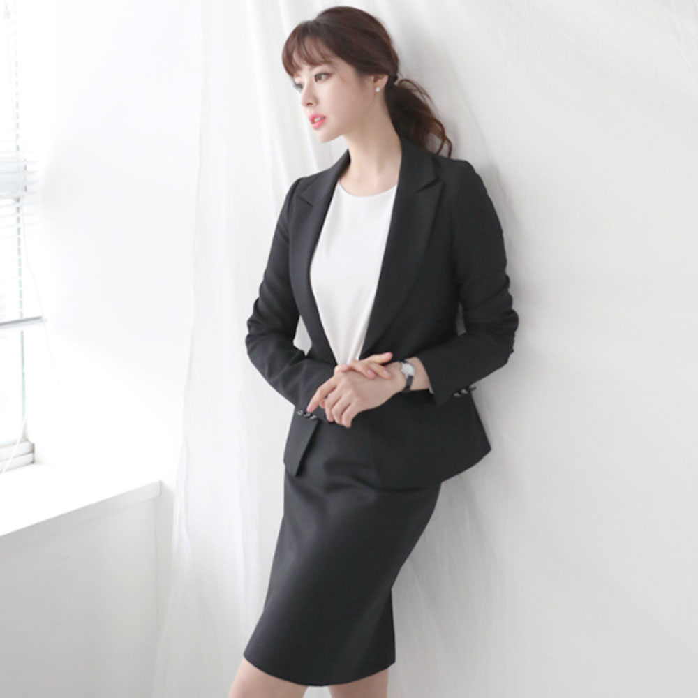 여성정장자켓 면접자켓 간절기 마이 [기획] - 상세 이미지 4