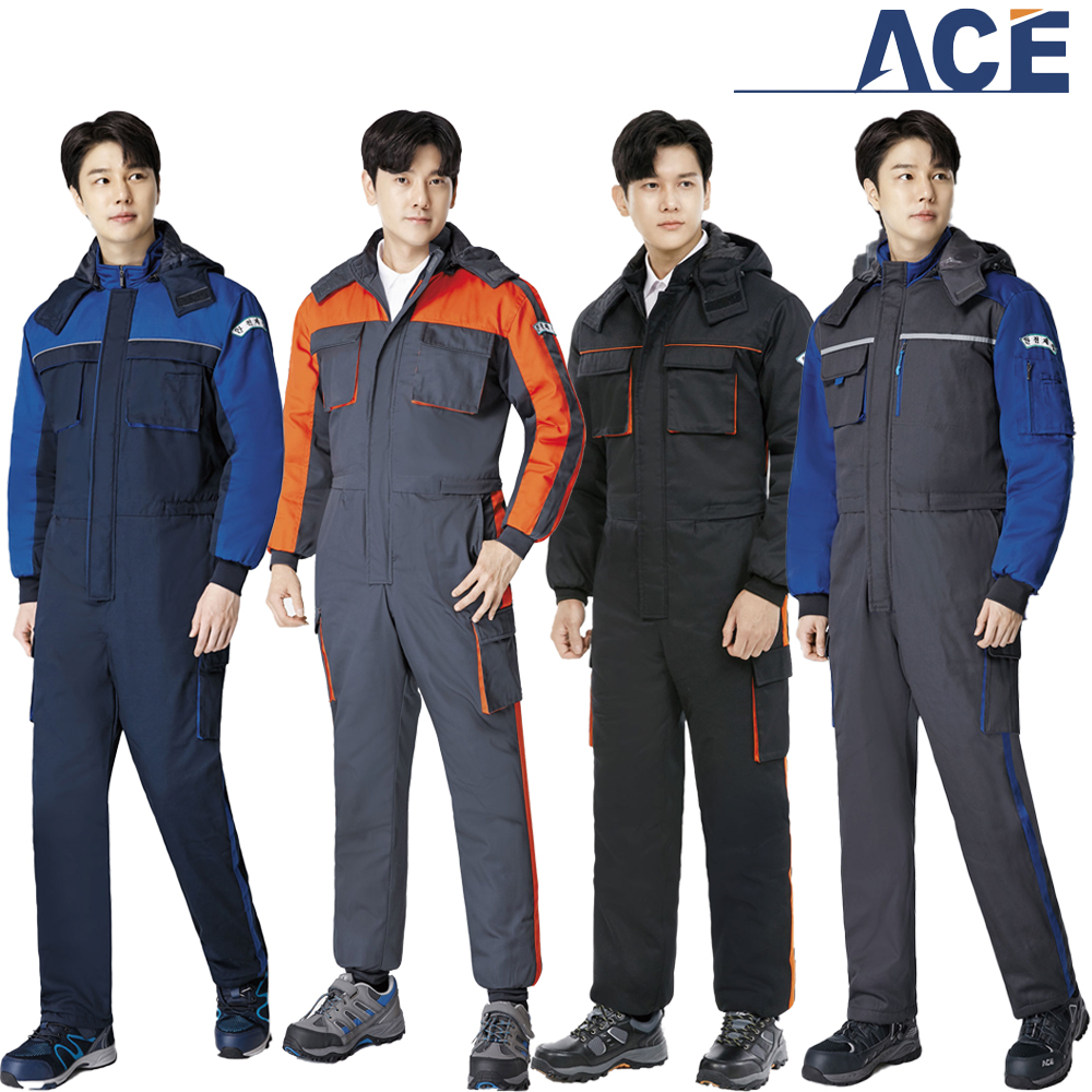 방한복 스즈끼 겨울 방한 정비복 일체형 작업복 스즈끼복 KSK-27 - 상세 이미지 4