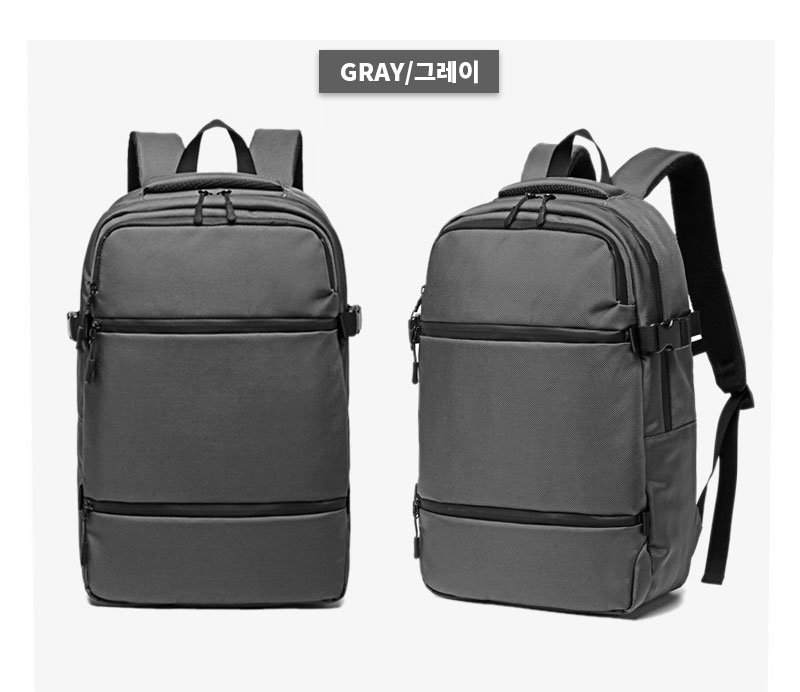 남자 트레블 출장 여행 백팩 직장인 회사원 출퇴근 15.6인치 노트북 백팩 - 상세 이미지 4
