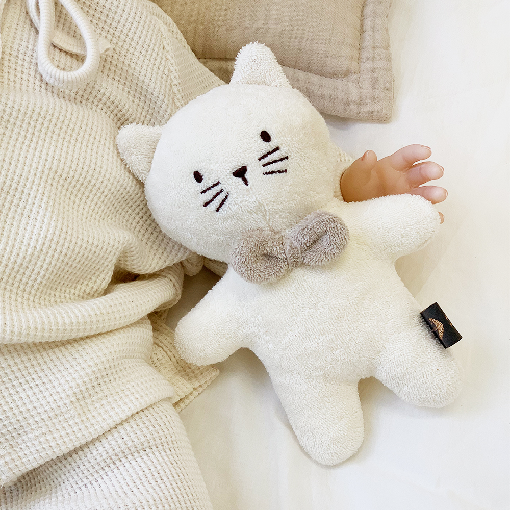 아카시아봉봉 국내제작 오가닉 애착인형 타올 아기 신생아 봉제인형 호랑이 - 상세 이미지 5