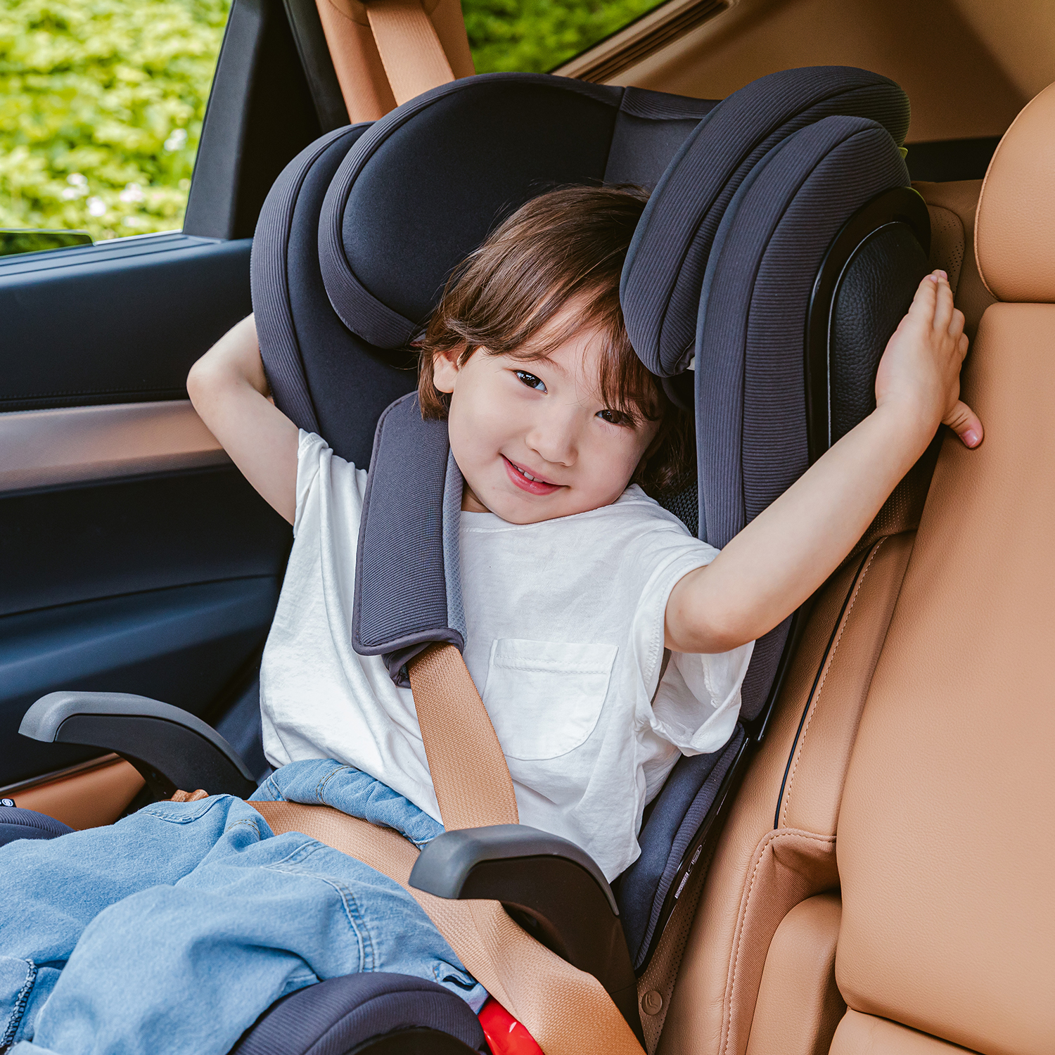 순성 제나주니어 플러스 카시트 (ISOFIX) 색상선택 / 컵홀더+킥매트