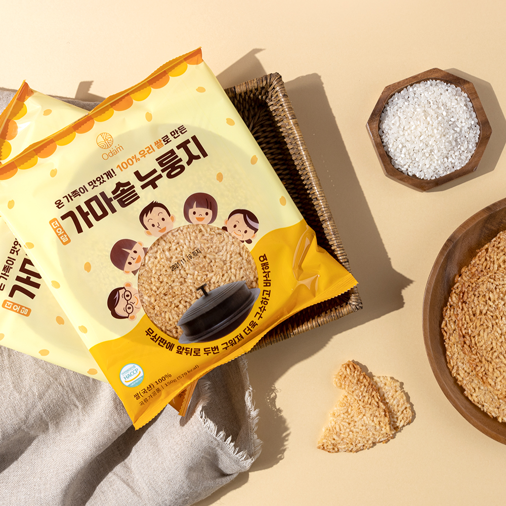 더오담 가마솥 누룽지 국산 쌀 150g, 15개 - 상품 이미지