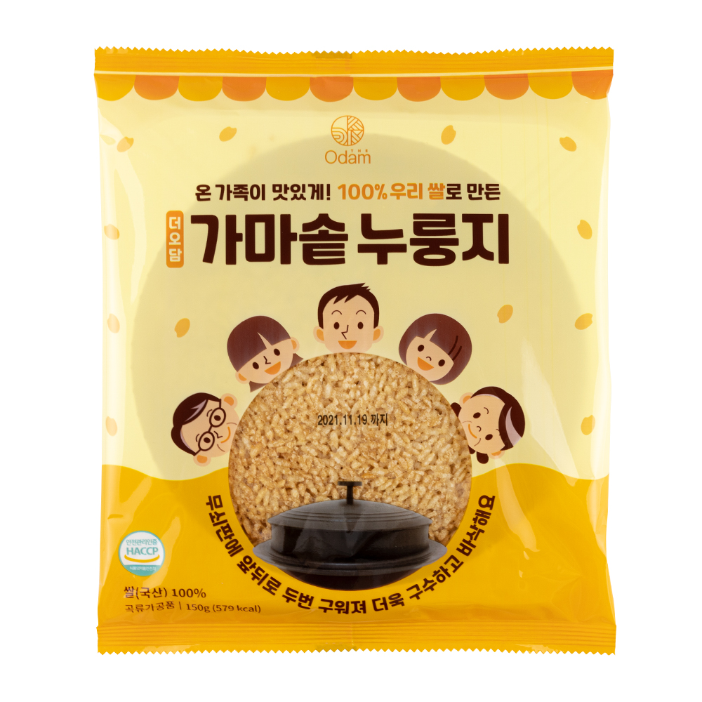 더오담 가마솥 누룽지 국산 쌀 150g, 15개 - 상세 이미지 3