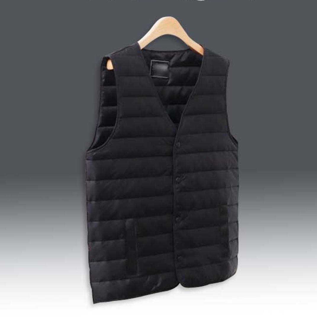 다운 패딩 가벼운 조끼 얇은 조끼 따뜻한 조끼 퀼팅 베스트