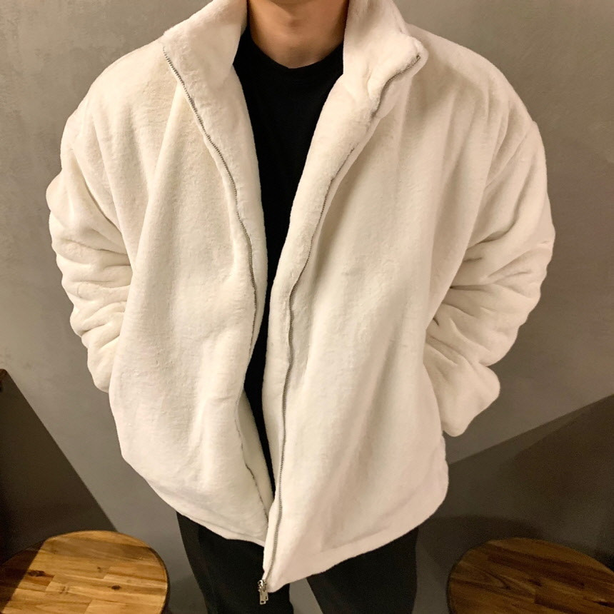 [겨울히트템] 밍크 후리스 점퍼 빅사이즈 오버핏 털 아우터 후드 양털 가을 겨울 숏 패딩 상세 이미지 46