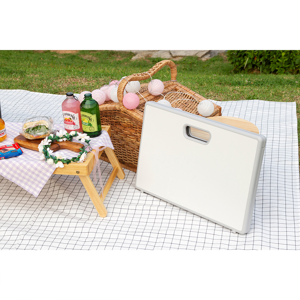 큐폴드 캠핑 폴딩 박스 접이식 수납 정리함 45L