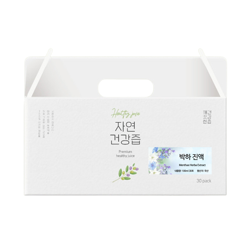 국산 박하잎 즙 민트차 건강즙 차 진액 엑기스 액기스 100ml 30개입 - 상세 이미지 2