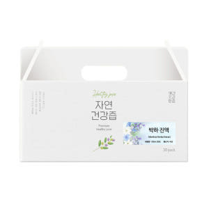 국산 박하잎 즙 민트차 건강즙 차 진액 엑기스 액기스 100ml 30개입 맛있게 먹은 솔직 후기 - 상품 이미지 2