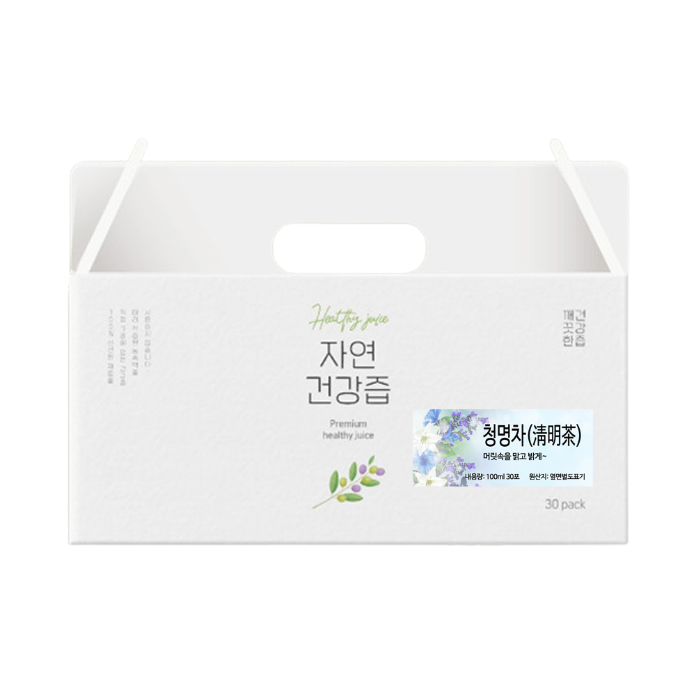 청명차 건강즙 진액 차 즙 엑기스 100ml 30개입 지친 머리를 위해 천마 석창포 - 상세 이미지 2