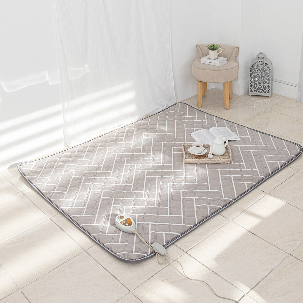 라누베 전자파없는 극세사 1인용 전기매트 전기요 캠핑용 전기장판 미니싱글