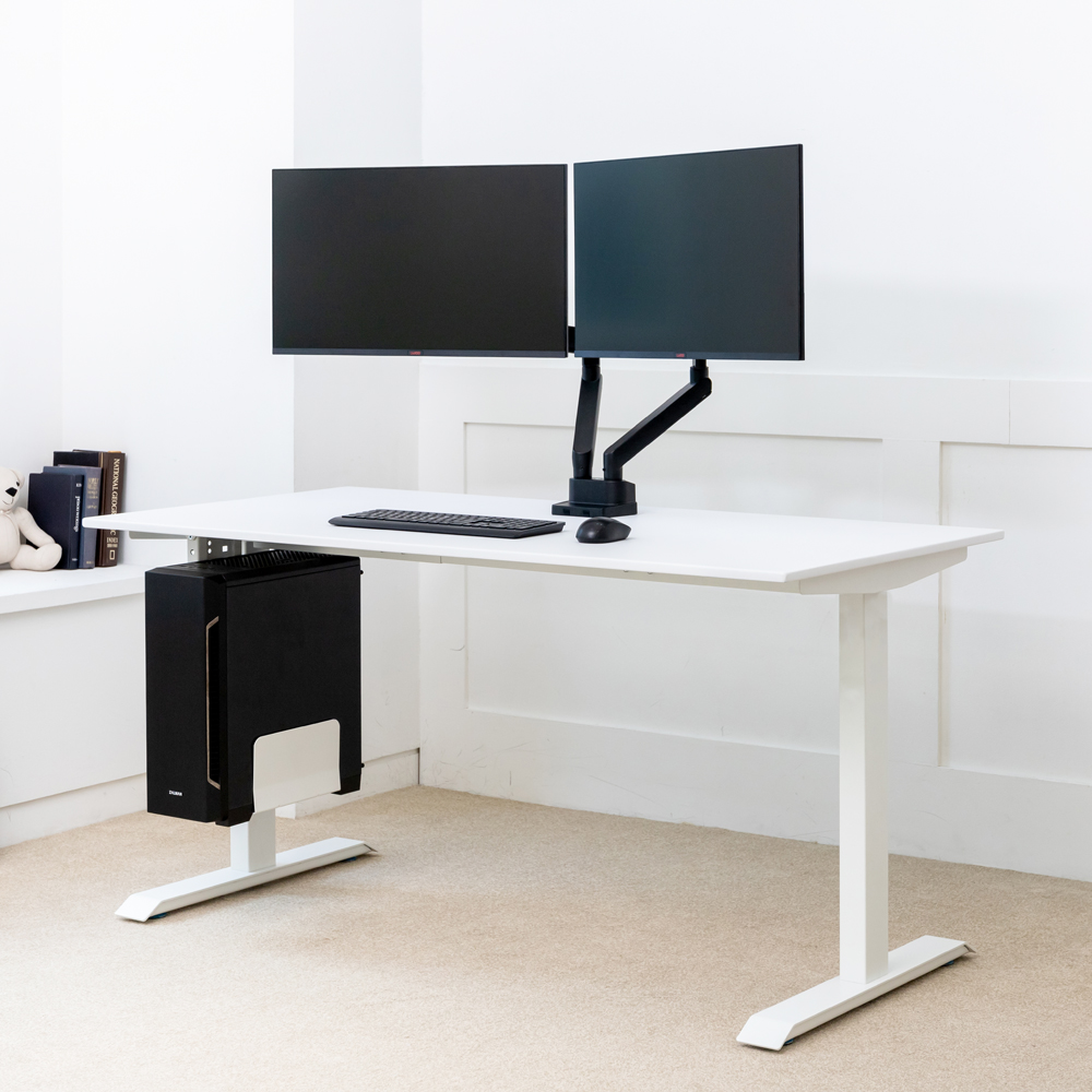 루나랩 컴퓨터책상 거실 서재 1인용 게이밍 책상 블랙커브1500 기사설치