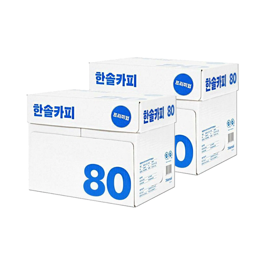 한솔카피 80g a4용지 1박스 2500매 복사용지 복사지 걸림최소화 - 상세 이미지 2