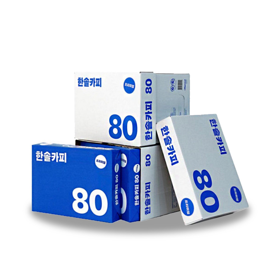 한솔카피 80g a4용지 1박스 2500매 복사용지 복사지 걸림최소화 - 메인 이미지
