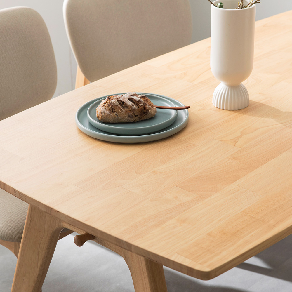 올해 인기제품 추천! 칸토르 원목 낮은 식탁 세트 6 추가 이미지 4