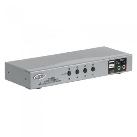 NETmate 넷메이트 NM-DKD04C KVM스위치 (4:1/케이블 포함)