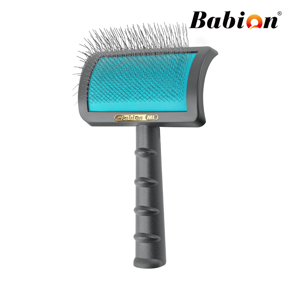 바비온 강아지 고양이 털제거 커브 슬리커 브러쉬  비숑 빗