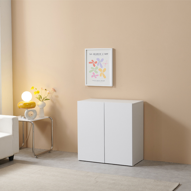 모노 월플렉스 시스템 800(낮은)수납장 3단서랍장 다용도 틈새 거실 주방수납장