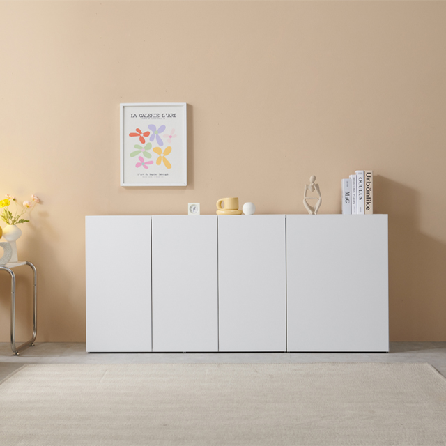 모노 월플렉스 시스템 800(낮은)수납장 3단서랍장 다용도 틈새 거실 주방수납장