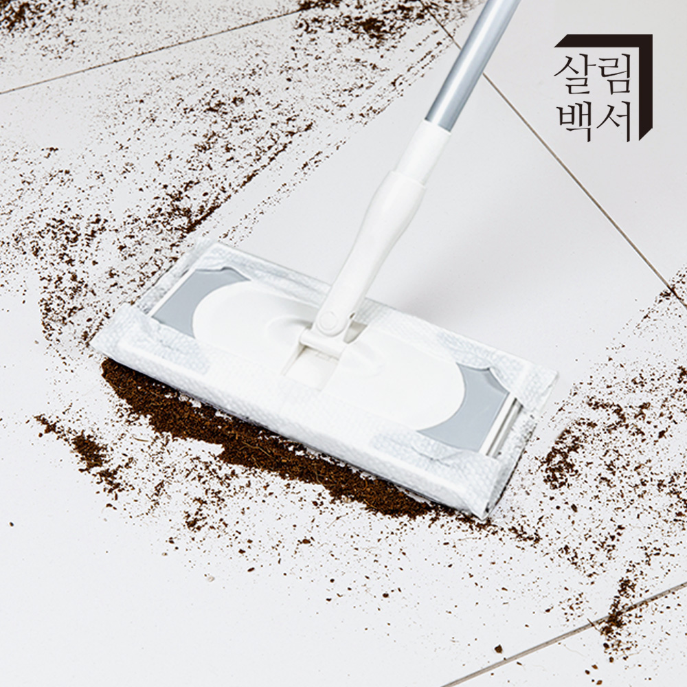 살림백서 물걸레 밀대 밀대걸레 정전기 청소포 호환 막대걸레 청소용품