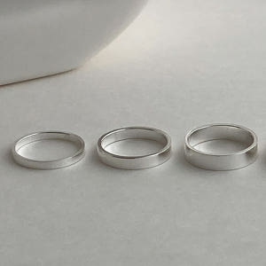 2~4mm 실버999 평반지 순은 플랫반지 심플 데일리 기본 민자반지 가... 솔직 후기 | 실사용자 리뷰 분석 - 상품 이미지 1
