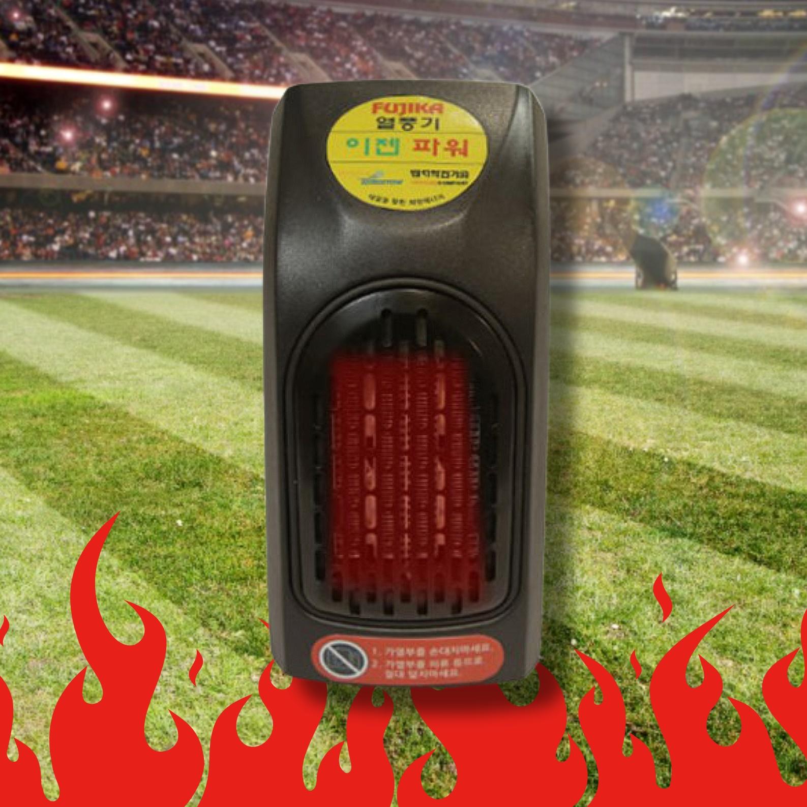 차박온풍기 캠핑전기팬히터 사무실난방 탁상용온풍기