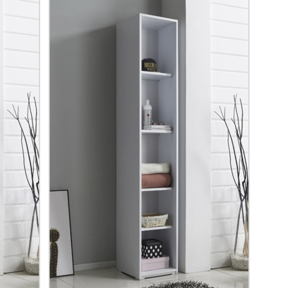 시스템 폭좁은 수납장 300 간이 도어장 거울 인테리어수납장 여닫이수납장 수납정리장 - 상세 이미지 5