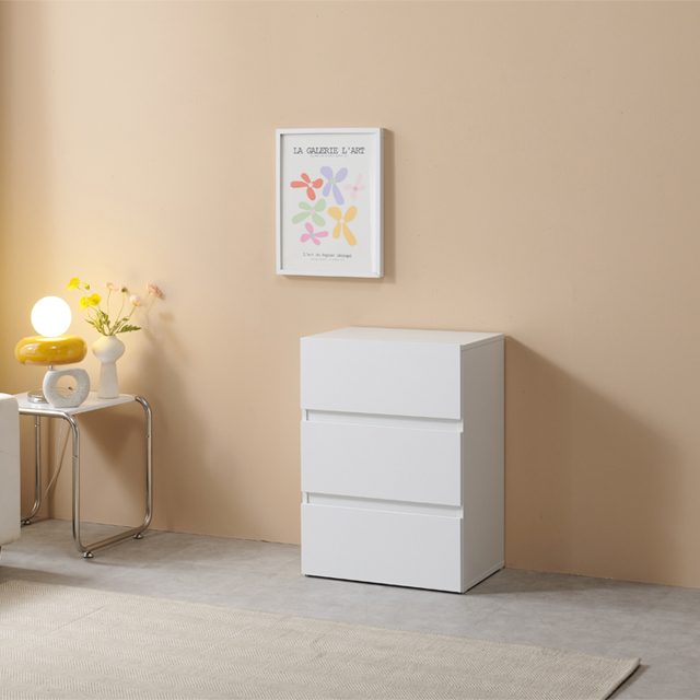 모노 월플렉스 시스템 800(낮은)수납장 3단서랍장 다용도 틈새 거실 주방수납장