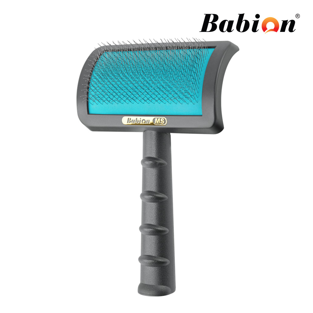 바비온 강아지 고양이 털제거 커브 슬리커 브러쉬  비숑 빗